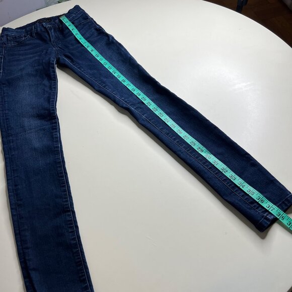 Guess Curby Sophia Skinny Blue Jeans Size 26X Reg - Picture 8 of 10